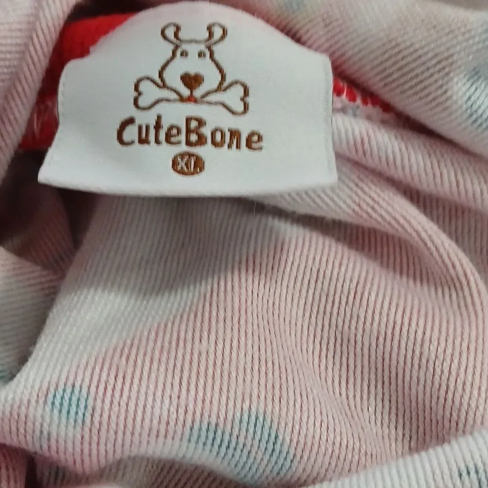 CuteBone Dog Christmas santa snowman Pajamas Onesies Soft Pjs Coat Sz XL NWOT